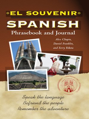 cover image of El Souvenir Spanish Phrasebook and Journal